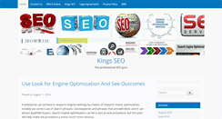 Desktop Screenshot of kingsseo.com