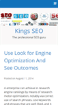 Mobile Screenshot of kingsseo.com